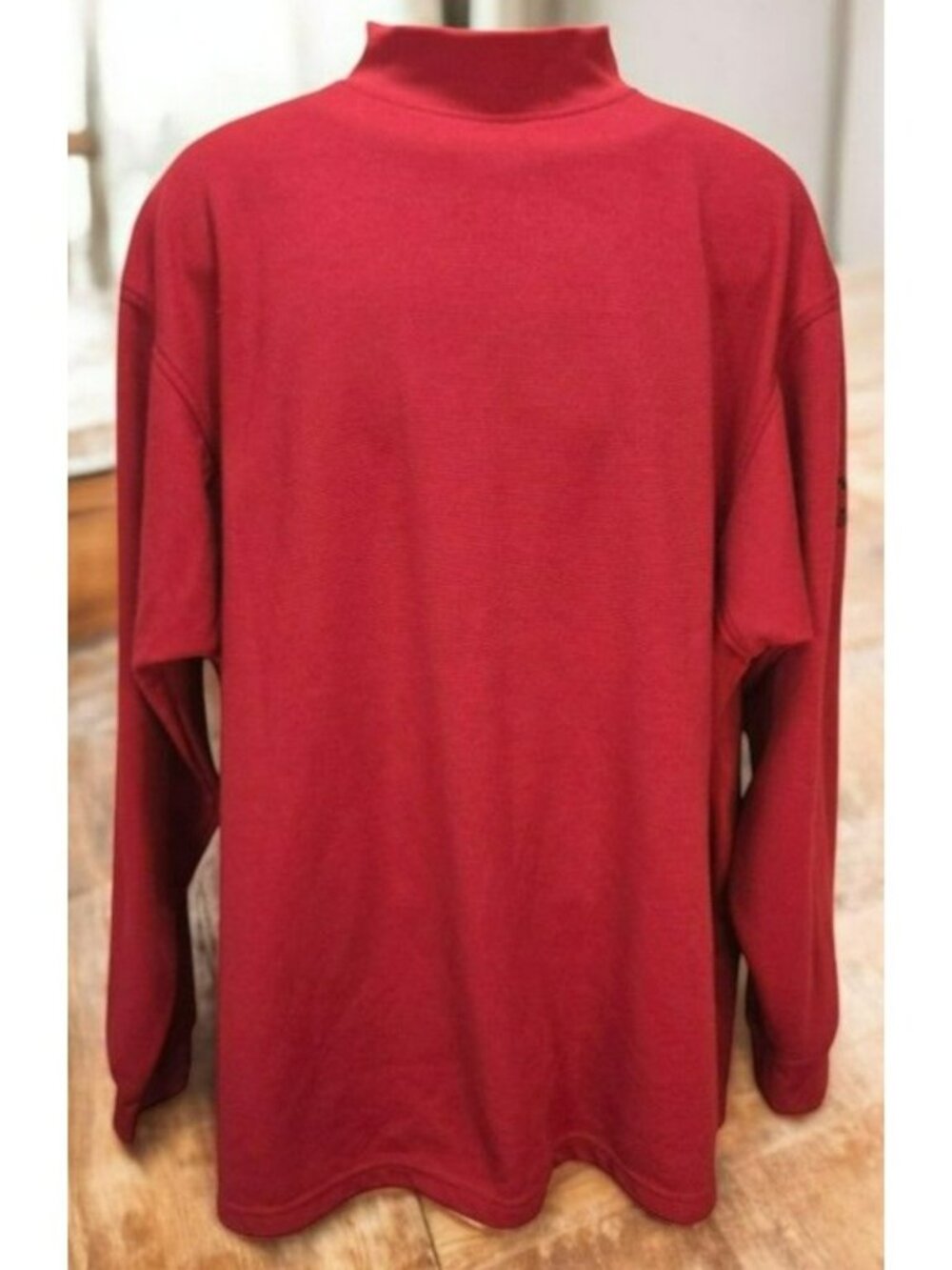 Footjoy Mens Red Mock Long Sleeve Golf Sweater XL - Timarron Country Club
